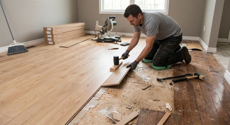 Laminate Floor Installation in Georgetown, MA