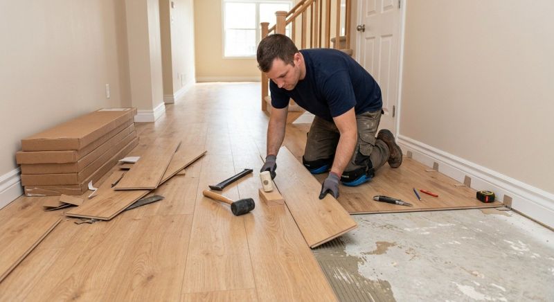 Laminate Floor Installation in Holliston, MA