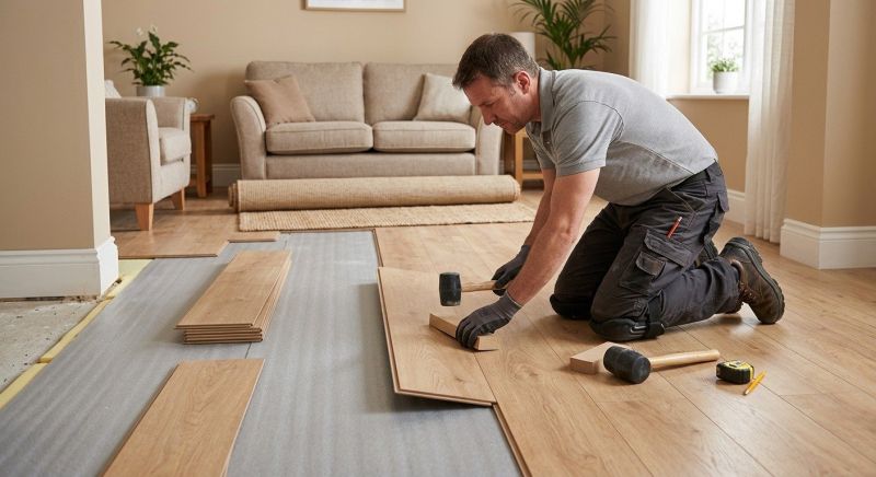 Laminate Floor Installation in Stoughton, MA