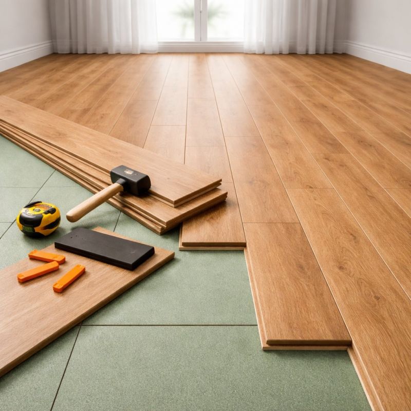 Laminate Floor Remodeling in Arlington, MA