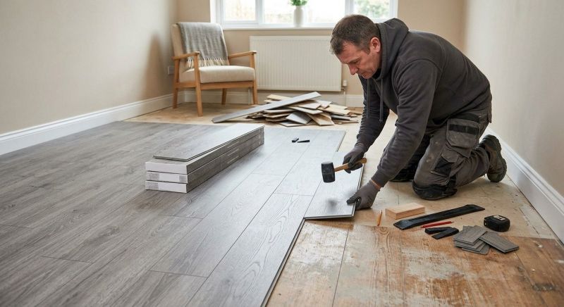 Laminate Floor Replacement in Medford, MA