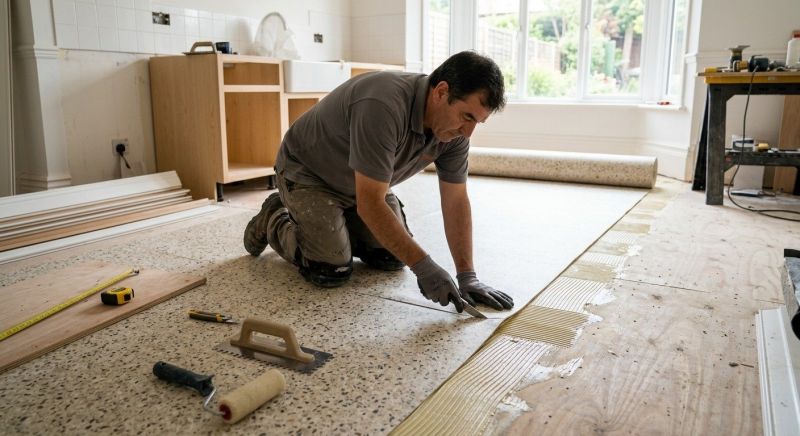 Linoleum Floor Installation in Acton, MA