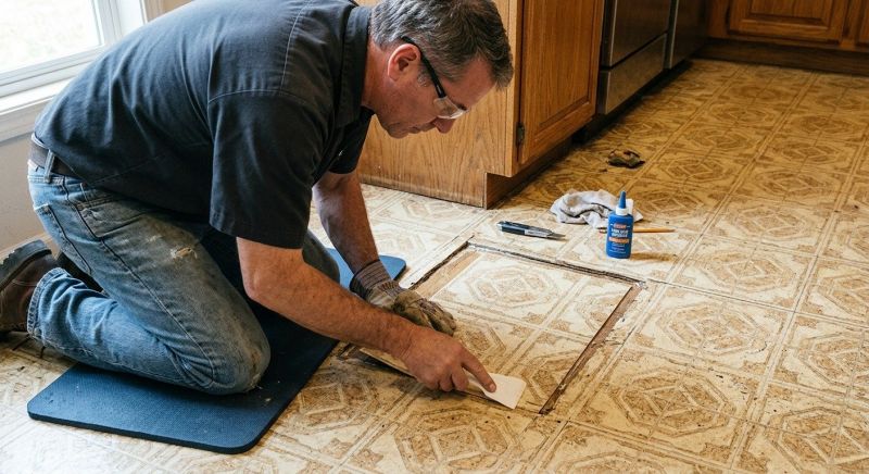 Linoleum Floor Installation in Acton, MA