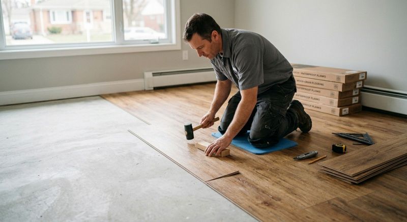 Linoleum Floor Installation in Charlestown, MA