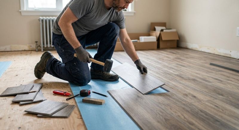 Linoleum Floor Installation in Georgetown, MA