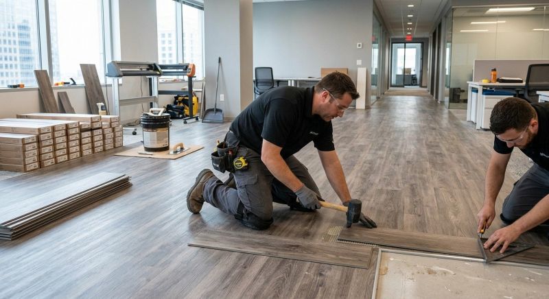 Linoleum Floor Installation in Hingham, MA