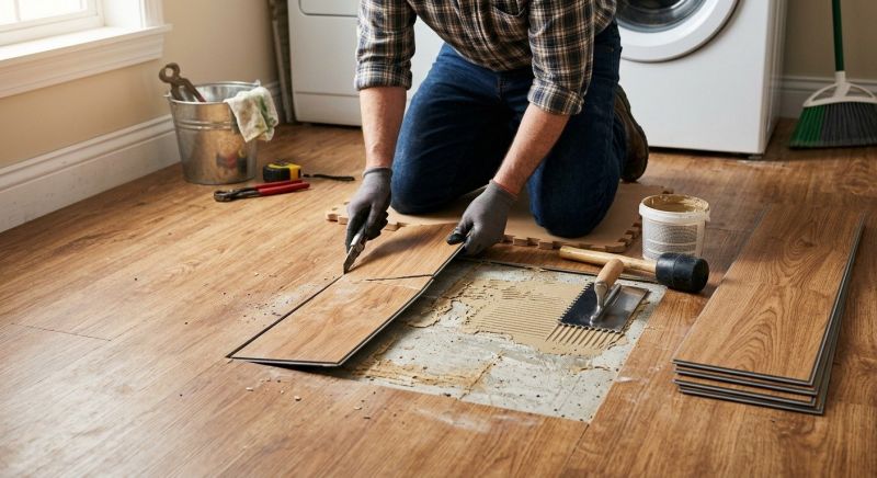 Linoleum Floor Installation in Malden, MA