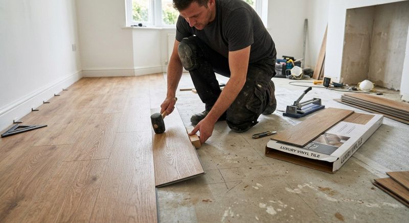 Luxury Vinyl Tile Installation in Braintree, MA
