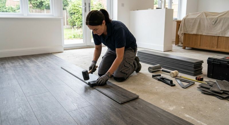 Luxury Vinyl Tile Installation in Chestnut Hill, MA