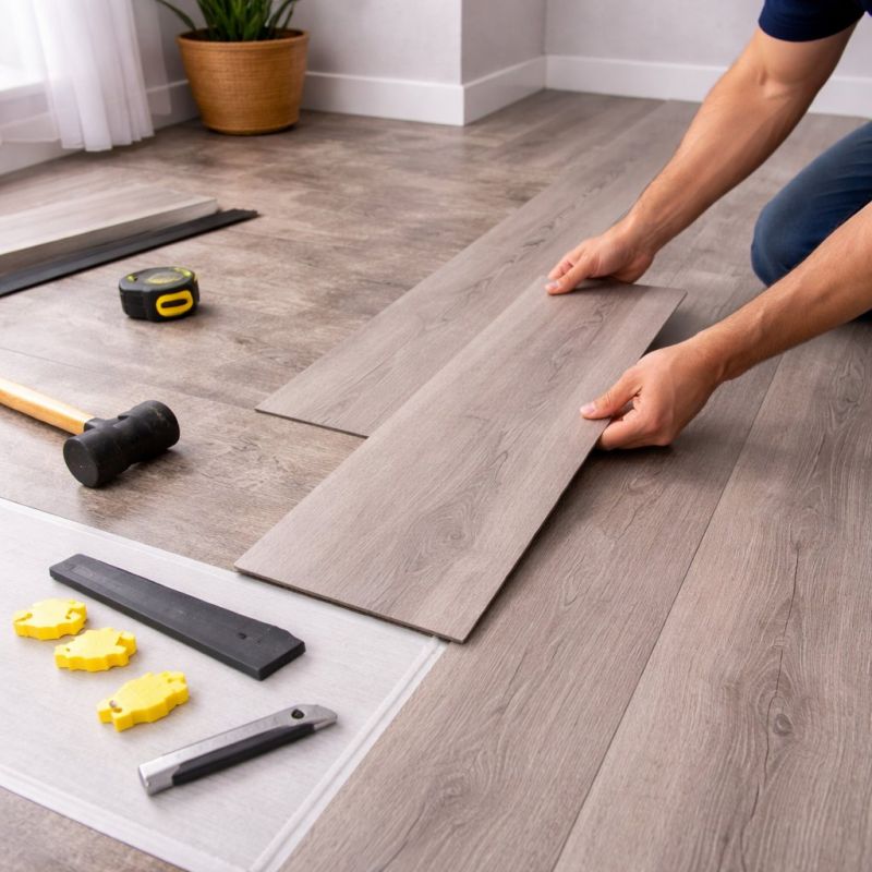 Luxury Vinyl Tile Installation in East Walpole, MA