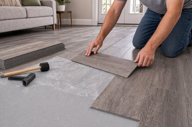 Luxury Vinyl Tile Installation in Medford, MA