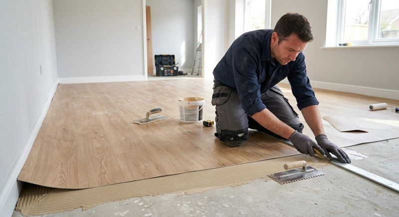 Sheet Flooring Installation in Chestnut Hill, MA