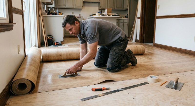 Sheet Flooring Installation in Ipswich, MA