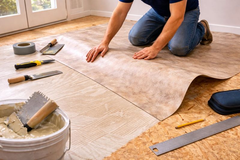 Sheet Flooring Installation in Methuen, MA