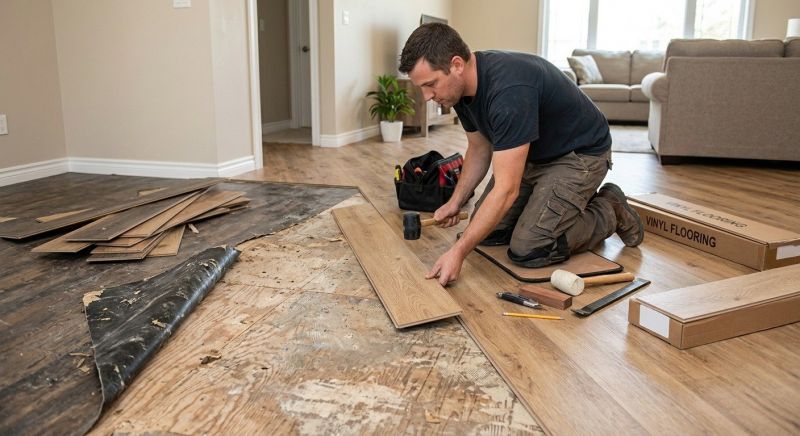 Vinyl Flooring Installation in Norfolk County, MA