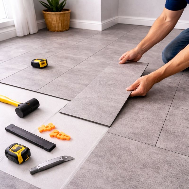 Vinyl Tile Installation in Arlington, MA